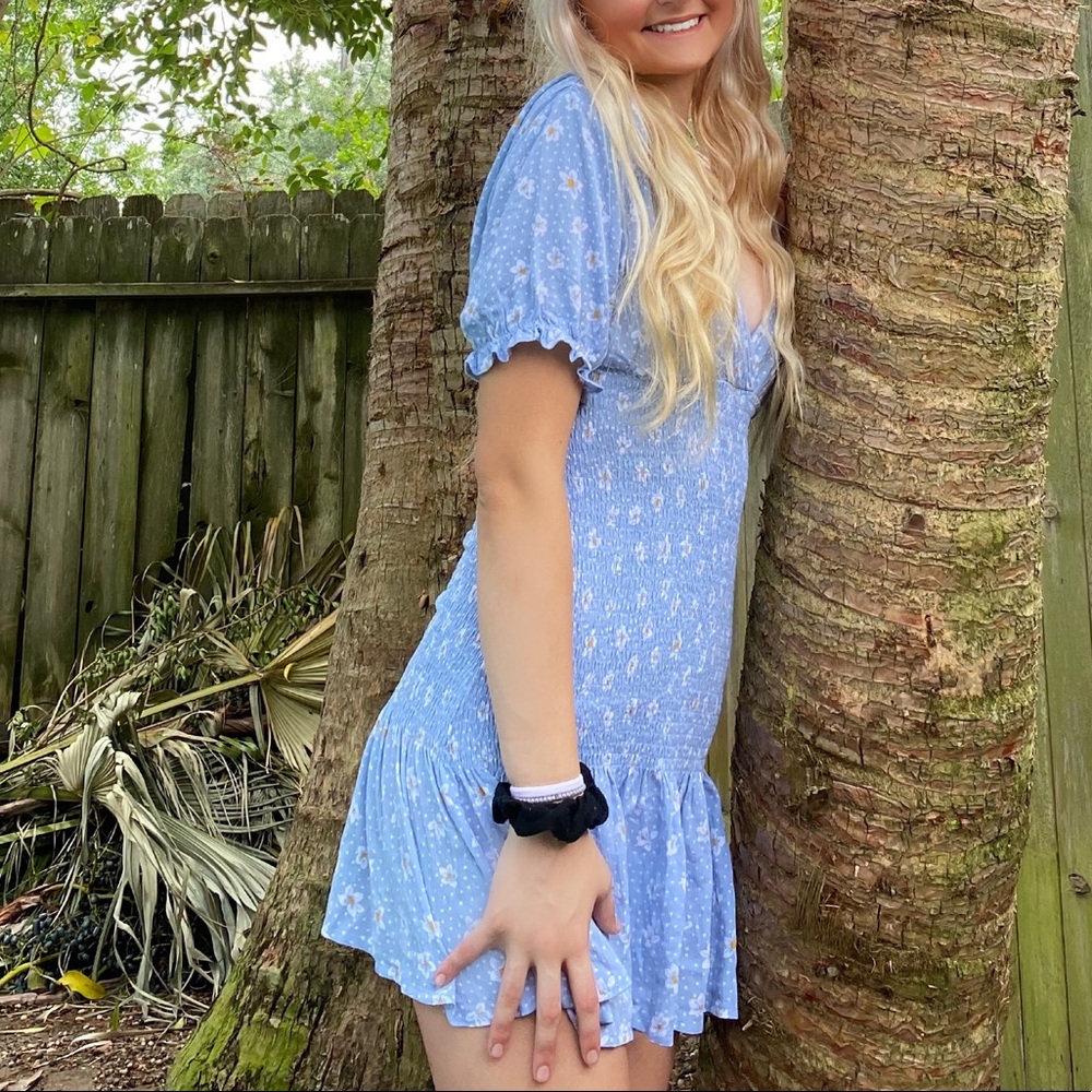 Pacsun blue and white dress! For sale cheap!